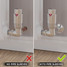 M-TRV-076-CR-CC-SLEEVE-COMP - Exeter Modern TRV Corner Chrome & Silver Thermostatic Radiator Valves M-TRV-076-CR-CC-SLEEVE-COMP - Exeter Modern TRV Corner Chrome & Silver Thermostatic Radiator Valves
