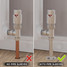 M-TRV-001-AG-C-SLEEVE-COMP - Ramone Modern TRV Angled Brushed Brass Thermostatic Radiator Valves With Sleeves M-TRV-001-AG-C-SLEEVE-COMP - Ramone Modern TRV Angled Brushed Brass Thermostatic Radiator Valves With Sleeves