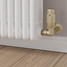 M-TRV-073-CR-BB-PIP-LS00 - Ramone Modern TRV Corner Brushed Brass Thermostatic Radiator Valves With Sleeves M-TRV-073-CR-BB-PIP-LS00 - Ramone Modern TRV Corner Brushed Brass Thermostatic Radiator Valves With Sleeves