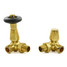 T-TRV-069-CR-UB - Jarrow Traditional TRV Corner Unlacquered Brass Thermostatic Radiator Valves With Sleeves T-TRV-069-CR-UB - Jarrow Traditional TRV Corner Unlacquered Brass Thermostatic Radiator Valves With Sleeves