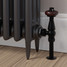 T-TRV-019-AG-SB-BROWN-HEAD-LS00 - Eastbury Traditional Angled Satin Black Manual Radiator Valves With Sleeves T-TRV-019-AG-SB-BROWN-HEAD-LS00 - Eastbury Traditional Angled Satin Black Manual Radiator Valves With Sleeves