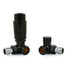 M-TRV-076-CR-FB-ALT01 - Exeter Modern TRV Corner Full Black Thermostatic Radiator Valve M-TRV-076-CR-FB-ALT01 - Exeter Modern TRV Corner Full Black Thermostatic Radiator Valve