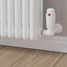 M-TRV-076-CR-WW-PIP-LS00 - Exeter Modern TRV Corner All-White Thermostatic Radiator Valve With Sleeves M-TRV-076-CR-WW-PIP-LS00 - Exeter Modern TRV Corner All-White Thermostatic Radiator Valve With Sleeves