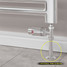 M-TRV-075-ST-CC-SLEEVE-OPTION - Exeter Modern TRV All-White Towel Radiator Valve M-TRV-075-ST-CC-SLEEVE-OPTION - Exeter Modern TRV All-White Towel Radiator Valve
