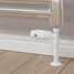 M-TRV-075-ST-WW-PIP-LS02 - Exeter Modern TRV All-White Towel Radiator Valve M-TRV-075-ST-WW-PIP-LS02 - Exeter Modern TRV All-White Towel Radiator Valve