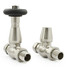 T-TRV-077-ST-SN-ALT00 - Jarrow Traditional TRV Brushed Satin Nickel Towel Radiator Valves T-TRV-077-ST-SN-ALT00 - Jarrow Traditional TRV Brushed Satin Nickel Towel Radiator Valves