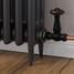 T-TRV-077-ST-TB-BROWN-HEAD-LS00 - Jarrow Traditional TRV Textured Black Towel Radiator Valves T-TRV-077-ST-TB-BROWN-HEAD-LS00 - Jarrow Traditional TRV Textured Black Towel Radiator Valves