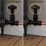 T-TRV-077-ST-TB-BROWN-HEAD-COMP - Jarrow Traditional TRV Textured Black Towel Radiator Valves T-TRV-077-ST-TB-BROWN-HEAD-COMP - Jarrow Traditional TRV Textured Black Towel Radiator Valves