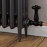 T-TRV-077-ST-TB-LS00 - Jarrow Traditional TRV Textured Black Towel Radiator Valves T-TRV-077-ST-TB-LS00 - Jarrow Traditional TRV Textured Black Towel Radiator Valves