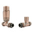 M-TRV-051-ST-AC - Duran Modern TRV Antique Copper Towel Radiator Valves M-TRV-051-ST-AC - Duran Modern TRV Antique Copper Towel Radiator Valves
