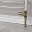 M-MAN-007-ST-AB-PIP-LS01 - Marvine Modern Manual Antique Brass Towel Radiator Valves With Sleeves M-MAN-007-ST-AB-PIP-LS01 - Marvine Modern Manual Antique Brass Towel Radiator Valves With Sleeves