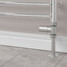 M-MAN-007-ST-SN-PIP-LS01 - Marvine Modern Manual Brushed Towel Satin Nickel Radiator Valves With Sleeves M-MAN-007-ST-SN-PIP-LS01 - Marvine Modern Manual Brushed Towel Satin Nickel Radiator Valves With Sleeves