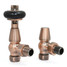 T-TRV-019-AG-AC-ALT00 - Flatford Traditional TRV Angled Antique Copper Thermostatic Radiator Valves with Sleeves T-TRV-019-AG-AC-ALT00 - Flatford Traditional TRV Angled Antique Copper Thermostatic Radiator Valves with Sleeves