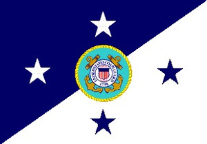 US Coast Guard Commandant Flag US Coast Guard Commandant Flag
