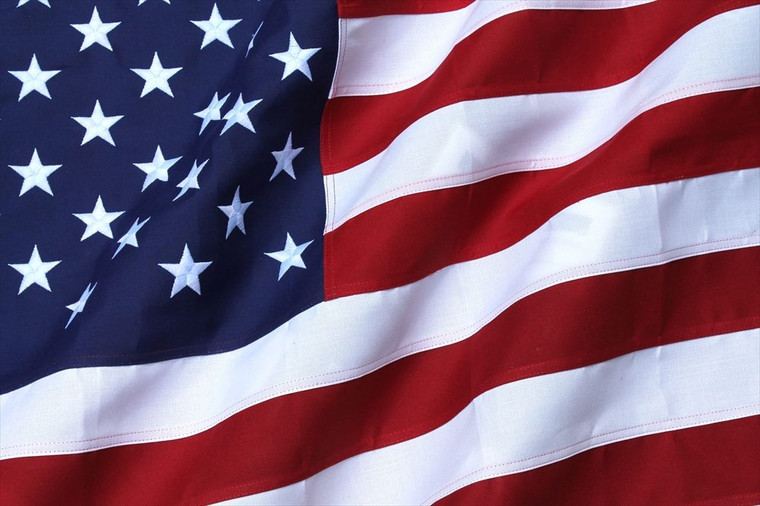 2-ply Polyester US Flag - Outdoor Use