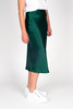 Liquid Skirt Emerald Satin