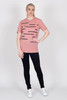 Style X Lab Crossing The Lines Tee Rose