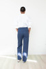 Brush Stroke Jean Navy Denim on tall woman, back view