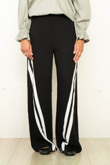 Style X Lab Live In Black Pants Model shot front close up