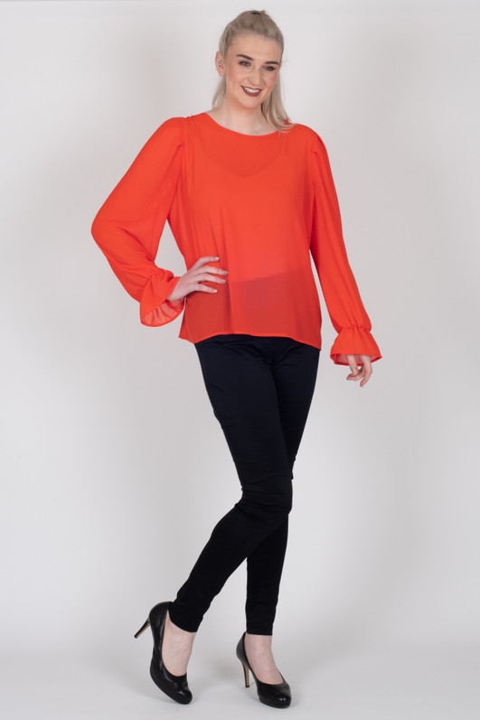 Amelia Top Orange
