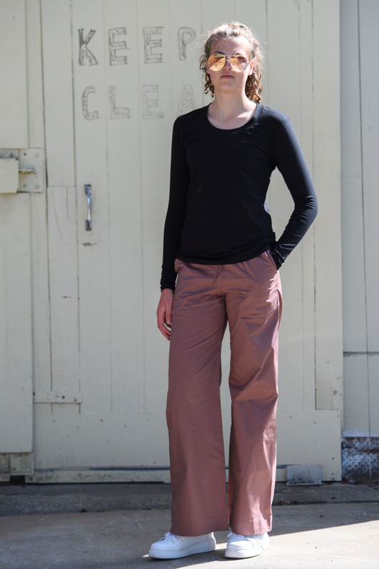Helena Pants Olive Prada - Redwood Clothing