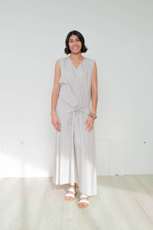 Cinematic Dress Ivory, Front View