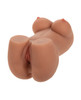 Full view of CalExotics Cheap Thrills The Lifeguard Torso highlighting the lifelike torso shape, soft pink lips, realistic nipples, dual openings, and stretchy Pure Skin material