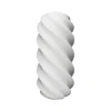 TENGA 3Dx Spiral in premium thick material showing its full spiral-shaped sleeve with intricate internal reliefs and expressive 3D details turned inward for ultimate sensation