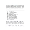 Evolved Starburst Expandable Anal Plug with Remote packaging back featuring 3 expanding speeds, 10 vibrating patterns, remote range of 25 feet, IPX-6 waterproof design, and benefits of the swelling silicone plug