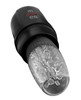 Close-up of the ultra-soft textured sleeve with rows of soft nubs on PDX Elite Mega-Bator Pro demonstrating the lifelike grip and enhanced internal stimulation