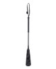 Sportsheets Velvet Strike Crop with marbled faux leather tip, braided shaft, and rubber handle