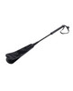 Sportsheets Velvet Strike Crop with marbled faux leather tip, braided shaft, and rubber handle