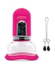 Lux Fetish Rechargeable 4 Function Auto Pussy Pump with clear chamber and clit clamp