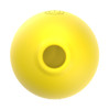 Close-up of oval suction opening on Lemonaire True Suction lemon toy
