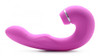 Side view of Shegasm 10X Tapping G-Spot Vibe with suction and flexible shaft