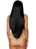 Leg Avenue 33" Long Straight Center Part Wig - Black