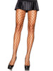 Leg Avenue Spandex Diamond Net Tights - Black