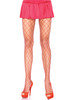 Leg Avenue Spandex Diamond Net Tights - Red