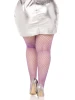 Leg Avenue Spandex Industrial Net Tights - Plus Size (1X/2X) - Purple