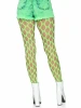 Leg Avenue Jumbo Pothole Net Tights - Green