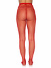 Leg Avenue Spandex Fishnet Pantyhose - Red