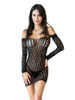 Be Savage Tease Sleeve Mini Dress - Black
