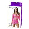 Be Savage Seduce Sleeve Top & Skirt Set - Pink