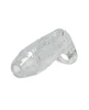 TitanMen 6 inch clear cock sleeve with built-in ball strap