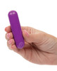 Close-up of purple rechargeable bullet vibe from Pleasure Kits Passion Collection