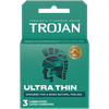 Trojan Ultra Thin Lubricated Condoms - 3pk