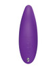 Side profile of the We-Vibe Melt 2 in sage, showing the slim curve made to fit between partners.