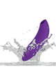 Side profile of the We-Vibe Melt 2 in sage, showing the slim curve made to fit between partners.