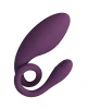 Slim flexible tail on the purple Pretty Love Dora, designed to rest externally.