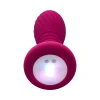 Circular flared base of the Evolved Party Plug glowing with multicolor party lights.